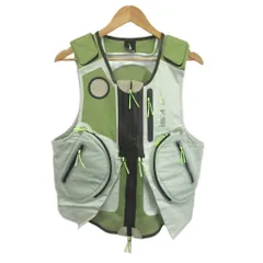 ナイキ NIKE ISPA VEST 2.0 ベスト M 緑 グリーン メッシュ ジップアップ ポケット複数 /MD ■GY19のサムネイル