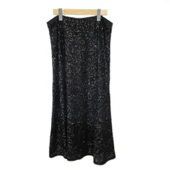 ダイアンフォンファステンバーグ DIANE von FURSTENBERG Araminta Skirt in Black ロングスカート L 黒 ブラック スパンコール DVFKM4S005 /SH ■GY19のサムネイル