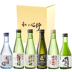 ●和ノ心粋 大吟醸 4本入り 酒処銘酒 飲み比べ バラエティ300ml×6本  B01N3YRU70/004296のサムネイル