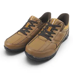 ゴールデンベア GOLDEN BEAR GB-291B ローカットスニーカー 25.5cm EEEE ブラウン 茶系 レザー調のサムネイル