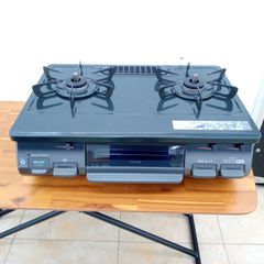 リンナイ ガステーブル 2022プロパンガス用 2口未使用グリル付き 