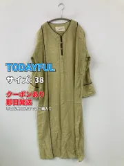 TODAYFUL トゥデイフル ワンピース 38 グリーン コットン その他総柄 長袖 ロング・マキシ丈 レディースのサムネイル