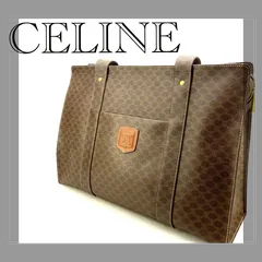 CELINE セリーヌ マカダム トート 肩掛け A4収納可 M95_254のサムネイル
