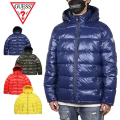 ゲス ジャケット GUESS 中綿ダウンジャケット アウター フードジャケット メンズ レディース ブランド 大きいサイズ おしゃれ おすすめ 人気 秋冬 暖かい guess2-24aw002 ネイビー S M L XL XXLのサムネイル