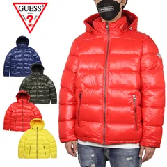 ゲス ジャケット GUESS 中綿ダウンジャケット アウター フードジャケット メンズ レディース ブランド 大きいサイズ おしゃれ おすすめ 人気 秋冬 暖かい guess2-24aw002 ネイビー S M L XL XXLのサムネイル