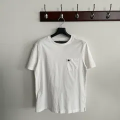 Brooks Brothers ホワイト ロゴ 半袖 Tシャツのサムネイル