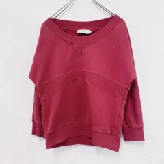 adidas　アディダス　stella mccartney　スウェット/トレーナー　前V　赤　レッド　36サイズ　古着【値引き交渉OK！】のサムネイル