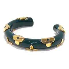 ルイ・ヴィトン LOUISVUITTON ジョンク ・デイリー モノグラム バングル M63116 グリーンのサムネイル