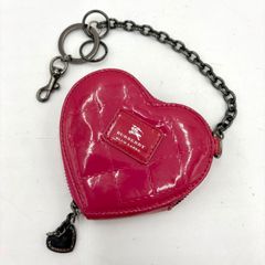 バーバリーブルーレーベル　Burberry ハート型ケース 新品 BURBERRY BLUE LABEL ハート型コインケース キーチェーン - メルカリ