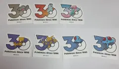ポケットモンスター 30周年 ロゴステッカー 1世代 7種セットのサムネイル
