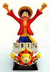 피규어 원숭이·D·루피 만년 캘린더 [원피스] 루피의 비보상 ONE PIECE 2억권 돌파 기념 캠페인 상품[10일 이내 발송]
