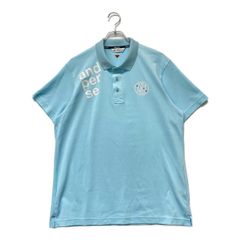 ゲリラセール新品⭐︎and per se ゴルフシャツ 半袖 ブルー - メルカリ