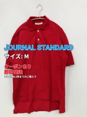 JOURNAL STANDARD ジャーナルスタンダード ポロシャツ M レッド 無地 半袖 メンズのサムネイル