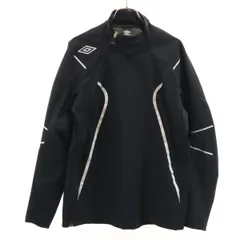 umbro アンブロ トレーニング ジップジャケット M ブラック メンズ 古着のサムネイル