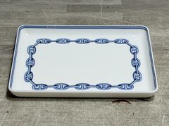HERMES チェーンパターン皿 約14cm x 10cm - メルカリ