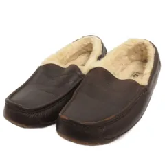 アグ オーストラリア UGG australia アスコット モカシン スリッポン ムートンシューズ レザー 5379 茶 ブラウン 27.0㎝のサムネイル