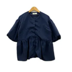 B:MING LIFE STORE by BEAMS ビーミングバイビームスブラウス sizeM/ネイビーのサムネイル