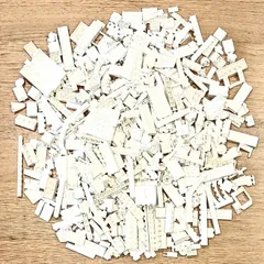 レゴ 正規品 中古 まとめ売り 約700g 白 大量 レゴブロック【管理番号：4155】のサムネイル