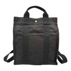 エルメス HERMES エールラインアドPM グレー ナイロンキャンバス メンズ リュック・デイパックのサムネイル