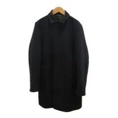 ザ・スーツカンパニー THE SUIT COMPANY チェスターコート ウール M 黒 ブラック 無地 長袖 /SH ■GY69のサムネイル