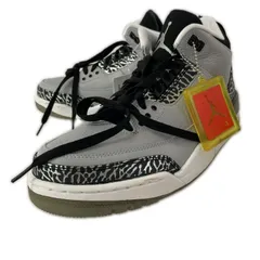 NIKE タグ付き AIR JORDAN 3 RETRO WOLF GREY ハイカッ トスニーカー size28㎝/グレー系×ブラック×総柄のサムネイル