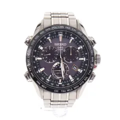 【中古】SEIKO セイコー SBXB003 アストロン 電波ソーラー レディース メンズ 腕時計 ブラック ブランドのサムネイル