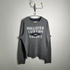 Hollister ホリスター グレー クルーネック スウェット XLのサムネイル