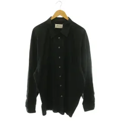 マルタンマルジェラ 1 Martin Margiela 1 L/Sシャツ ブラウス 長袖 前開き コットン I40 黒 ブラック /NR ■OS ■SHのサムネイル