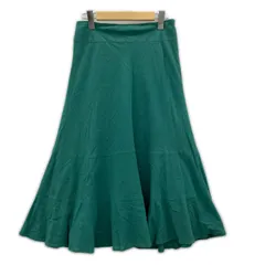 Jocomomola ホコモモラ フレアロングスカート size42/グリーンのサムネイル