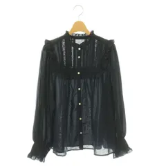スローブ イエナ SLOBE IENA 24SS レースピンタックフリルブラウス 