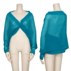 プリーツプリーズPLEATS PLEASE プリーツメッシュボレロ 青Fのサムネイル
