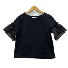 index インデックス フリル袖カットソー sizeM/ブラックのサムネイル