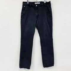 Levi’s リーバイス SIGNATURE デニムパンツ/ジーンズ ジップフライ 黒 ブラック W34サイズ 古着【値引き交渉OK!】のサムネイル