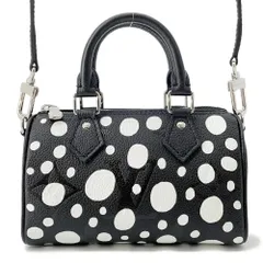 ルイヴィトン ハンドバッグ モノグラム・アンプラント/インフィニティ ドット LV×YK ナノ・スピーディ M81910 草間彌生 黒 セール品のサムネイル