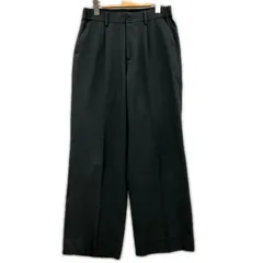 PUBLIC TOKYO パブリックトウキョウ センタープレス ワイドパンツ size02/チャコールのサムネイル