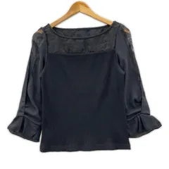 PROPORTION BODY DRESSING プロポーションボディ ドレッシング 異素材切替 リブカットソー size3/ブラックのサムネイル