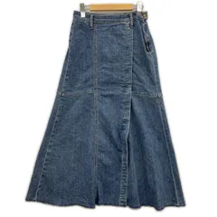 SOMETHING サムシング デニム　ロングスカート sizeS/ブルーのサムネイル