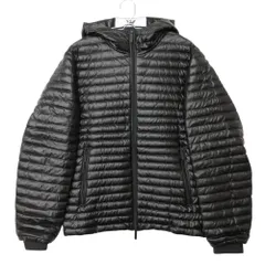 Emporio Armani エンポリオ・アルマーニ ダウンジャケット ロゴフード キルティング アウター ブルゾン ブラック 48【M】 メンズ 【中古】のサムネイル