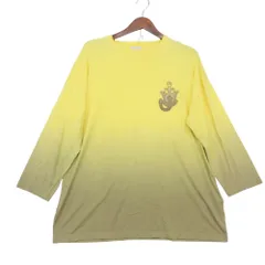 MONCLER モンクレール 長袖Ｔシャツ JW Anderson JWアンダーソン タイダイ グラデーション ロングスリーブ トップス MAGLIA MANICA LUNGA イエロー S メンズ 【中古】のサムネイル