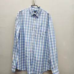 マッシモ ドゥッティ ギンガムチェック ワンポケット シャツ M(L)のサムネイル