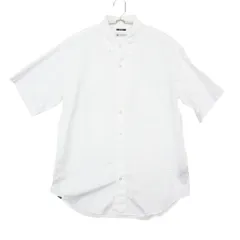 DENHAM デンハム × トーマスメイソン THOMAS MASON 半袖シャツ ボタンダウン コットン CITY SHIRT S/S トップス ホワイト L メンズ 【中古】のサムネイル