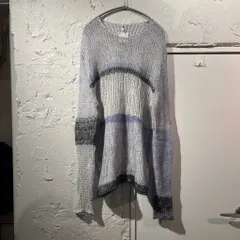 OAMC オーエーエムシー 20SS AUBURN SWEATER モヘアニット OAMQ753167 パープル系 size.L【表参道B02】のサムネイル