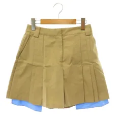 ファーファー furfur 25SS プリーツスカショーパン ショートパンツ キュロット F ベージュ /ES ■OSのサムネイル