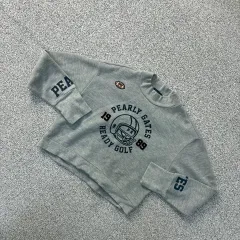 1 パーリーゲイツ クロップド スウェット 0701J1のサムネイル