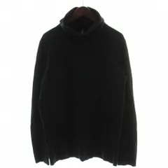 カズユキ クマガイ アタッチメント KAZUYUKI KUMAGAI ATTACHMENT Tシャツ 3 黒 ブラック 無地 タートルネック 長袖 /GG ■MAのサムネイル