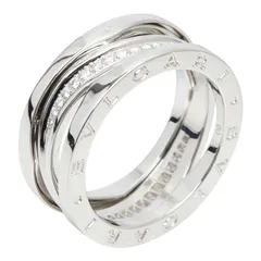 ブルガリ B-zero1 ビーゼロワン レジェンドリング 指輪 ＃60 K18WG ホワイトゴールド 750 メンズ BVLGARI【1-0277966】のサムネイル