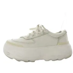 アグ オーストラリア UGG australia マリン メガ レース Marin Mega Lace スニーカー プラットフォーム 厚底 レザー US5.5 ホワイト 1133970 /YO32 ■GY04のサムネイル