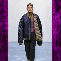 PRADA 21aw RE-NYLON Knit Bomber Jacket  M プラダ リナイロン ボンバージャケット 2021aw ラフシモンズ トライアングルロゴ SGB895 定価51万のサムネイル