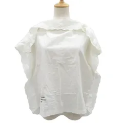 エムエムシックス メゾンマルジェラ MM6 Maison Margiela レース スリーブレス シャツ ブラウス オフホワイト S52NC0304 /HO40 ■ECD005のサムネイル