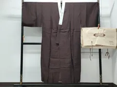 平和屋着物＊夏物 男性 銀座もとじ 長襦袢 本場小千谷縮 プラチナ